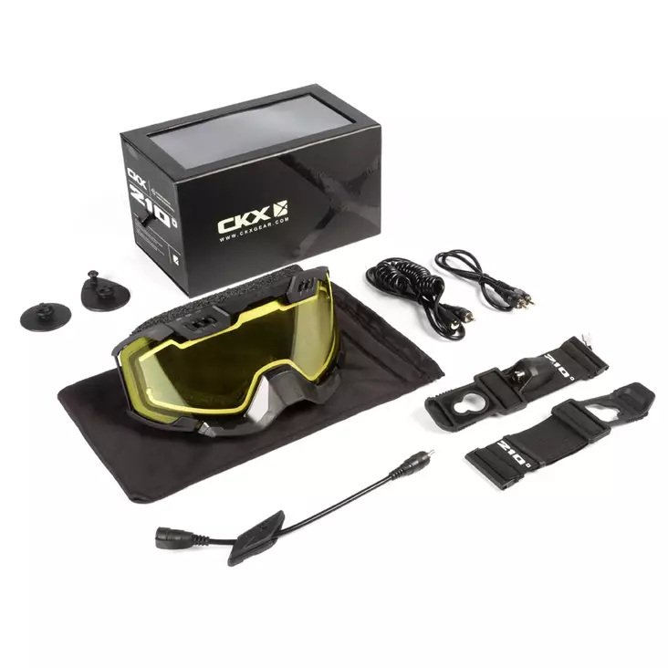 CKX Goggle 210° Original El svart/gul lins - Goggles och Linser - D126445 - 1