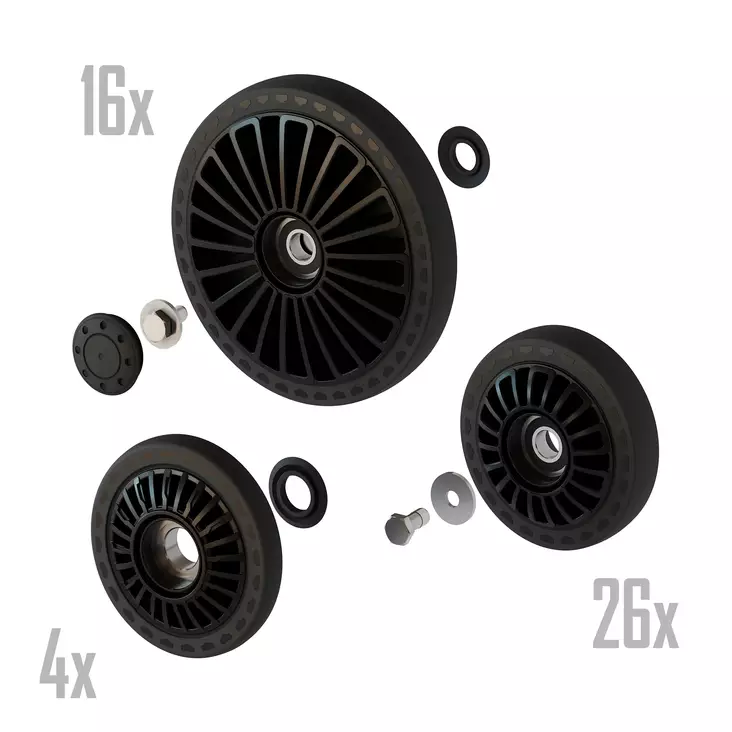 Camso S-Kit - Complete Camso X4S wheels kit - Tillbehör bandsats - D475775 - 1