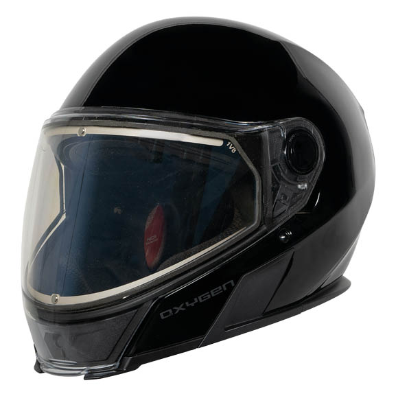 OXYGEN HELMET (DOT) U/U SVART - Skoterhjälmar - 47545 - 1