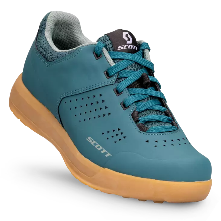 SCOTT MTB SHR-ALP FLAT LACE SKO DAM PETROLBLÅ/MINTGRÖN - Cykelskor - 49275 - 1