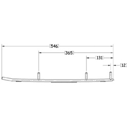 Sno-X Ripper Four Styrstål 4" Hårdmetall - Styrstål - D62735 - 1