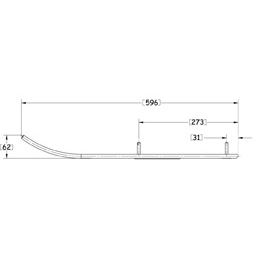 Sno-X Ripper Four Styrstål 4" Hårdmetall - Styrstål - D62755 - 1
