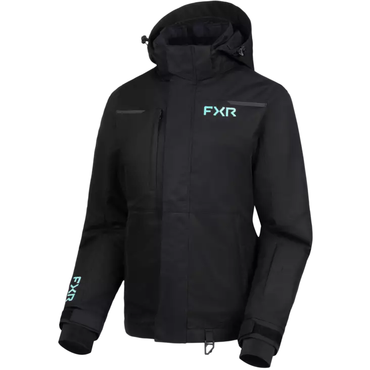 FXR Women's Fresh Jacket - Black/Lt. Sage - Skoterbyxor - 61485 - 1