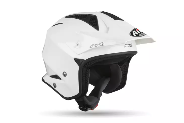 Airoh Hjälm TRR-S CONVERT vit glansig XS - Skoterhjälmar - 19105 - 1