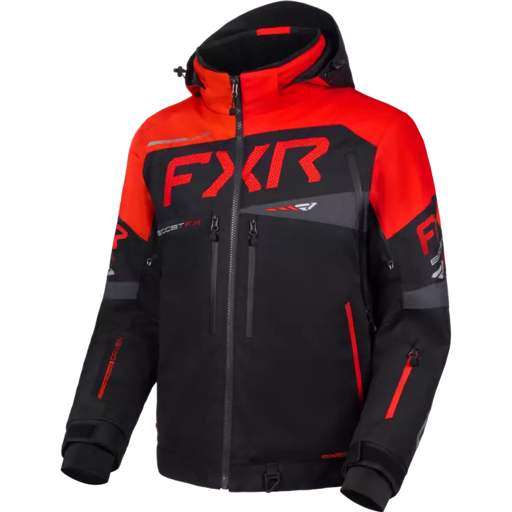 FXR Boost FX 2-i-1-jacka herr - Svart/Röd - Skoterjackor - 60985 - 1