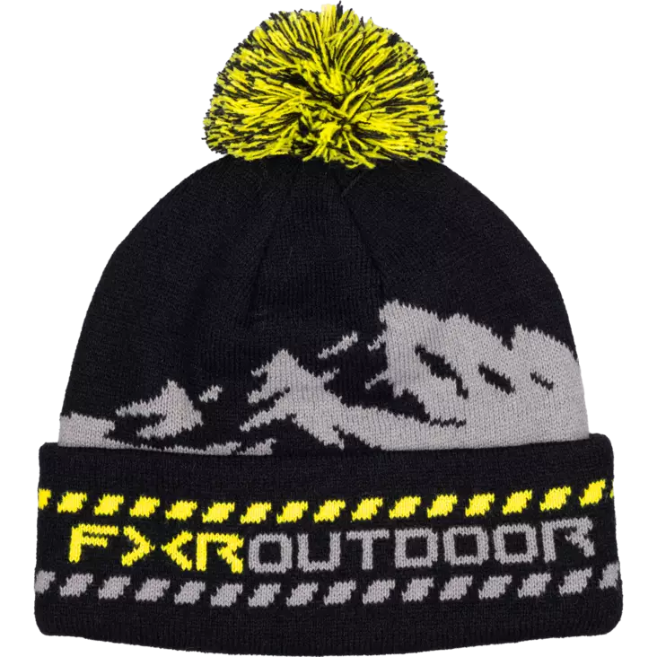 FXR Mountain Beanie - Black/HiVis - Mössor och kepsar - 59995 - 1