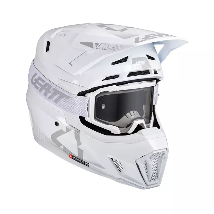 Leatt Helmet Kit Moto 7.5 V25 White - Skoterhjälmar - D482945 - 1