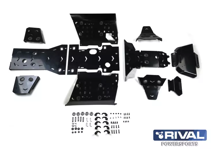 Rival Bukplåt plast 8mm CF Moto C4/C5 Pro 2026- - Ram och chassi - D542595 - 1