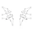 Camso Front bracket kit - Tillbehör bandsats - D462876 - 0