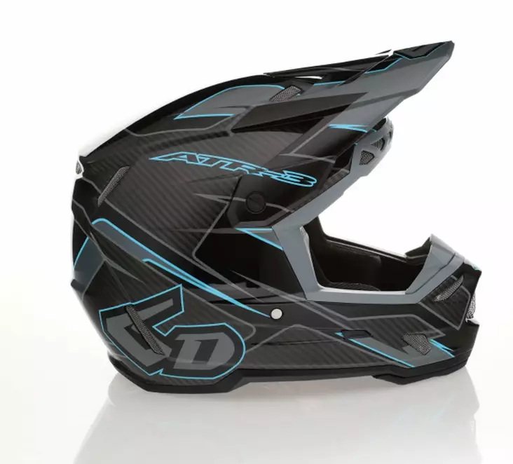 6D Helmet ATR-3 Reflex Gloss Black FIM - Skoterhjälmar - D527536 - 1