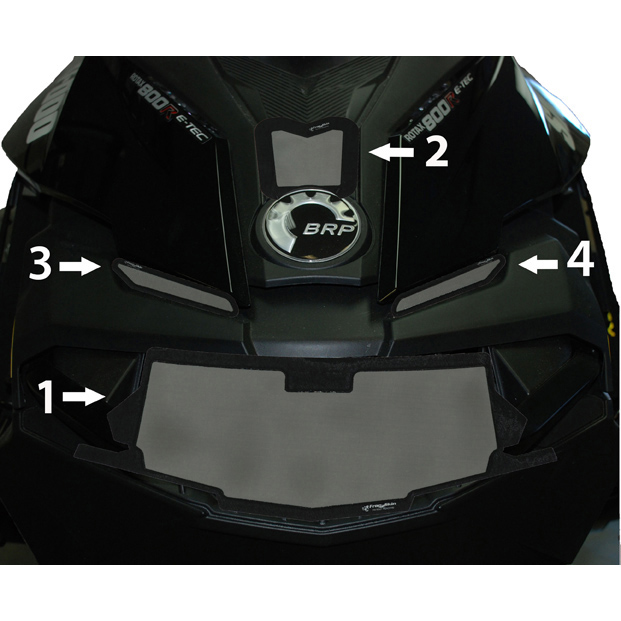 Frogzskin Ventilationskit Ski-Doo XMXS - Ventilationskit - D60776 - 1