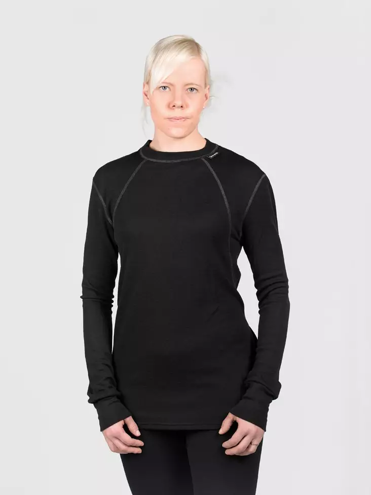 SVALA Tröja Merino Extreme O-Neck unisex svart - Underställ och strumpor - D136446 - 1