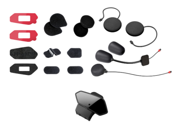 Sena 50R Mounting Accessory Kit with SOUND BY HK&mic - Hjälmtillbehör - D463266 - 1