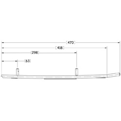 Sno-X Ripper Four Styrstål 4" Hårdmetall - Styrstål - D62736 - 1