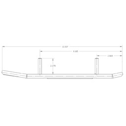 Sno-X Ripper Four Styrstål 4" Hårdmetall - Styrstål - D62766 - 1