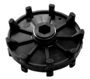 Wahl Bros Drivhjul Lynx,Polaris,Yamaha 157mm 2,52" 8kugg, 1" hex - Boggiehjul - D61026 - 1