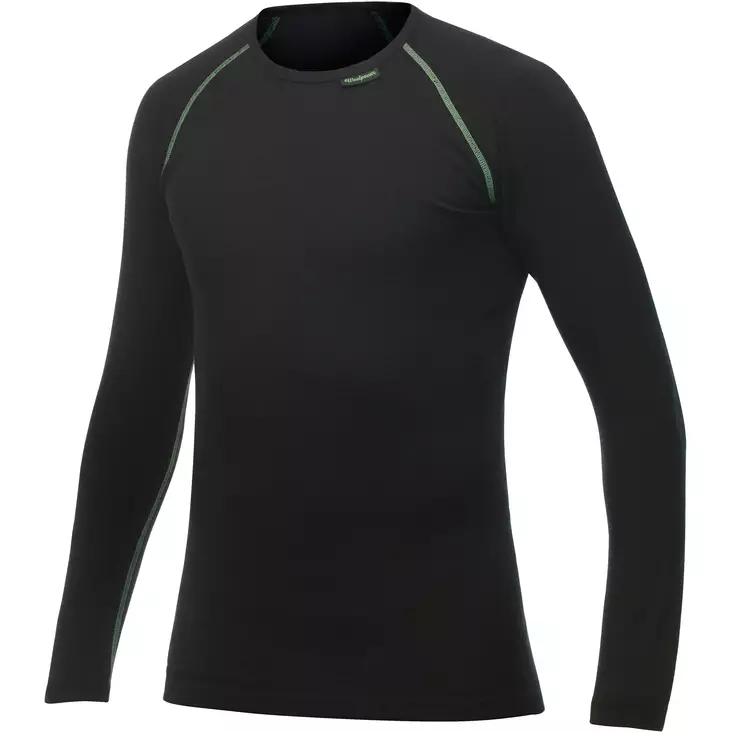Woolpower Crewneck Merino underställ tröja svart - Underställ och strumpor - D89456 - 1