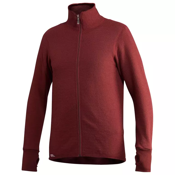 Woolpower Full zip 400 Merino Mid layer Jacka roströd - Underställ och strumpor - D464776 - 1