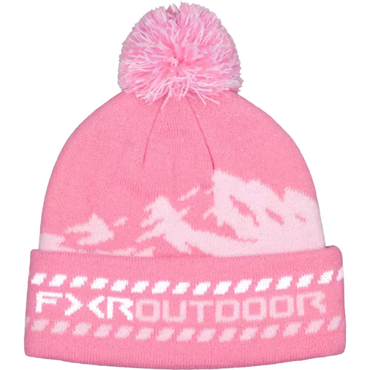 FXR Mountain Beanie - Dusty Rose/White - Mössor och kepsar - 59996 - 1