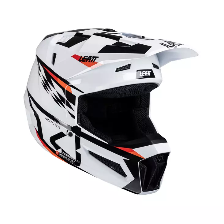 Leatt Helmet Kit Moto 3.5 Jr V25 White - Skoterhjälmar - D484256 - 1