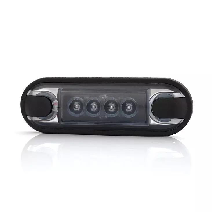 Monsterlux Horus Black Optic Gul LED-markeringsljus Oval för plan- och rörmonter - Belysning - D530676 - 1