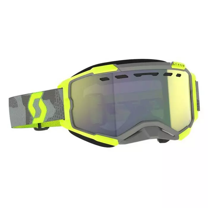 SCO Goggle Fury Snow Cross lt gry/ne ye yellow chro - Goggles och Linser - 55166 - 1