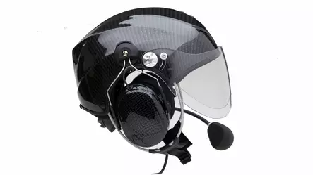 ICARO Hjälm Solar X 2.0 - Carbon Optic - kort visir - Skoterhjälmar - 46777 - 1