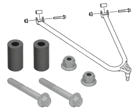 Sno-X A-ARM Bussningssats Arctic Cat - Framvagnsdelar - D388487 - 1