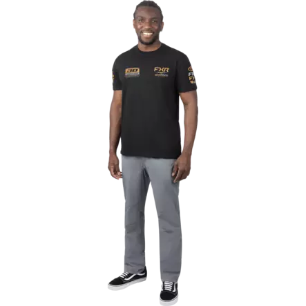 FXR Race Division Premium T-Shirt Herr - Black/Gold - Tröjor och hoodies - 61297 - 2
