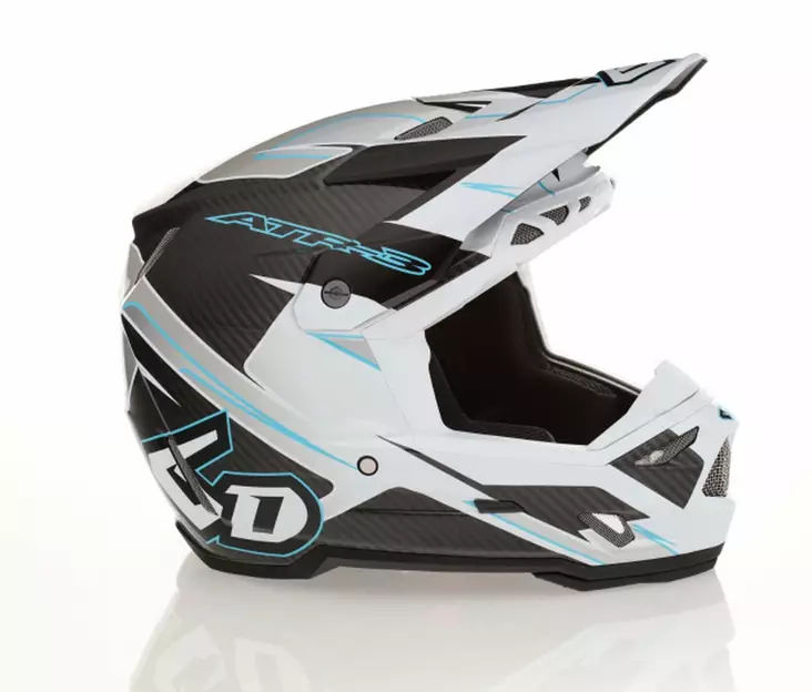 6D Helmet ATR-3 Reflex Gloss White FIM - Skoterhjälmar - D527537 - 1
