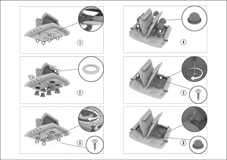 GKA/Tesseract Speaker cap for roof boxes - Väskor och förvaring - D479817 - 1