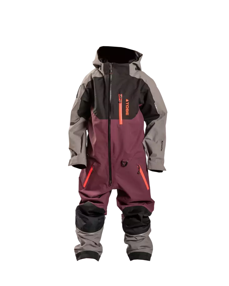 TOBE NOVUS V2 MONOSUIT JUNIOR STEEL PURPLE - Skoteroveraller - 45237 - 1