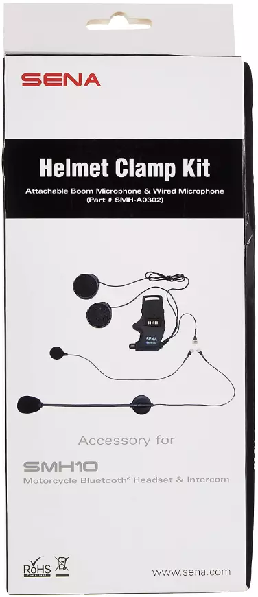 Sena Helmet Clamp Kit - Attachable Boom mic & Wired mic - Hjälmtillbehör - D463297 - 1