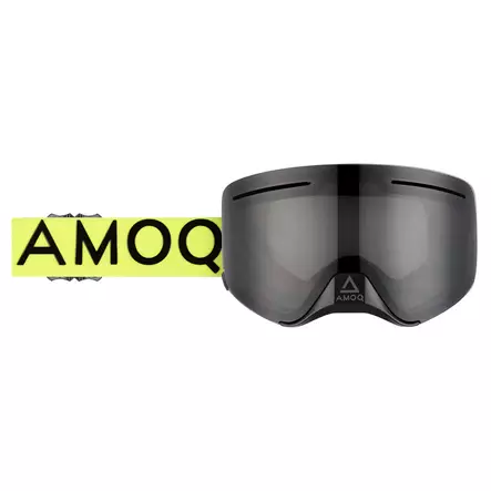 AMOQ Vision Vent+ Magnetic Skoterglasögon HiVis/Black - Smoke - Goggles och Linser - 46138 - 1