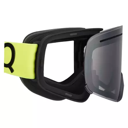 AMOQ Vision Vent+ Magnetic Skoterglasögon HiVis/Black - Smoke - Goggles och Linser - 46138 - 2