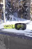 AMOQ Vision Vent+ Magnetic Skoterglasögon HiVis/Black - Smoke - Goggles och Linser - 46138 - 3