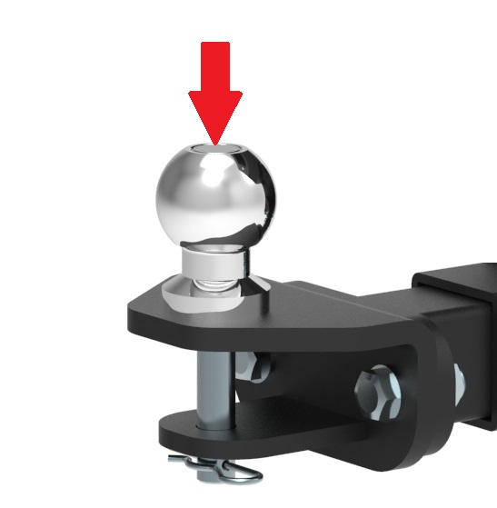 Bronco Dragkulans låstapp för förlängningssats - Vagnar - D446308 - 1