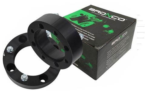 Bronco Spacerplattor ATV 2"/51mm 4/156 3/8-24 parvis Svart - Tillbehör däck och fälg - D419118 - 1