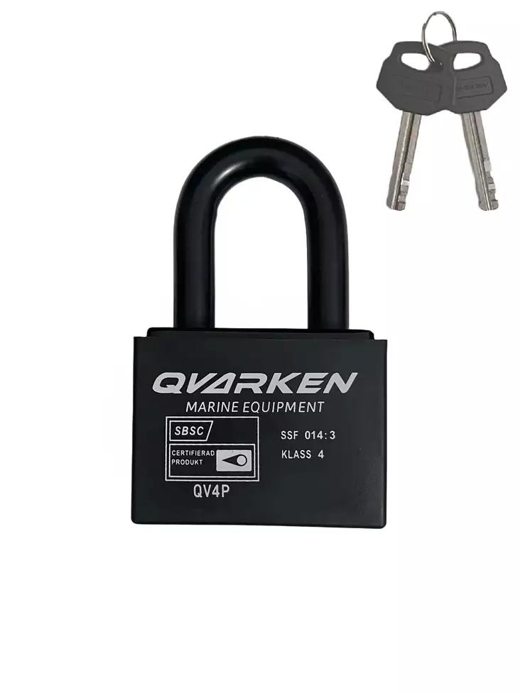 Qvarken Klass 4 Hänglås 2 nycklar - Lås och säkerhet - D435928 - 1