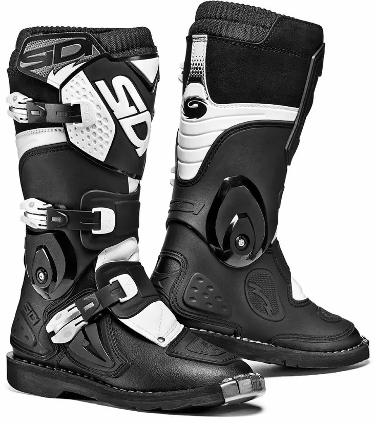 SIDI FLAME STÖVEL JUNIOR SVART/VIT - Crosskläder övrigt - 47368 - 1