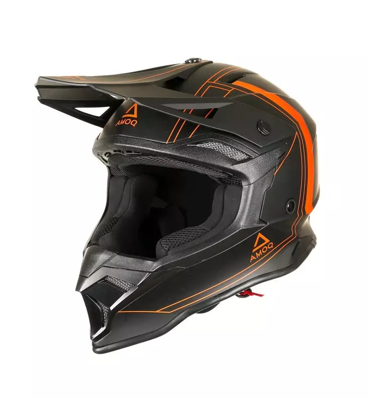 AMOQ Vertigo MIPS Hjälm Svart/Orange - Skoterhjälmar - D387638 - 1