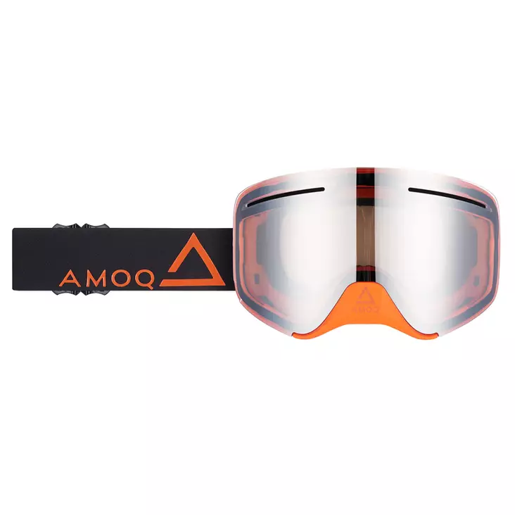 AMOQ Vision Vent+ Magnetic Goggles Black-Orange - Silver Mirror - Goggles och Linser - 51428 - 1