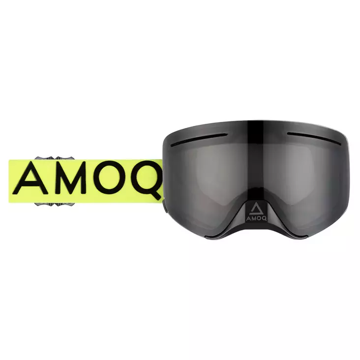 AMOQ Vision Vent+ Magnetic Skoterglasögon HiVis/Black - Smoke - Goggles och Linser - 46138 - 1