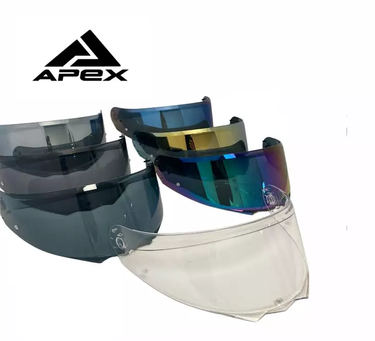APEX JI200 Visor gold mirror pinlock ready - Hjälmtillbehör - D490838 - 1