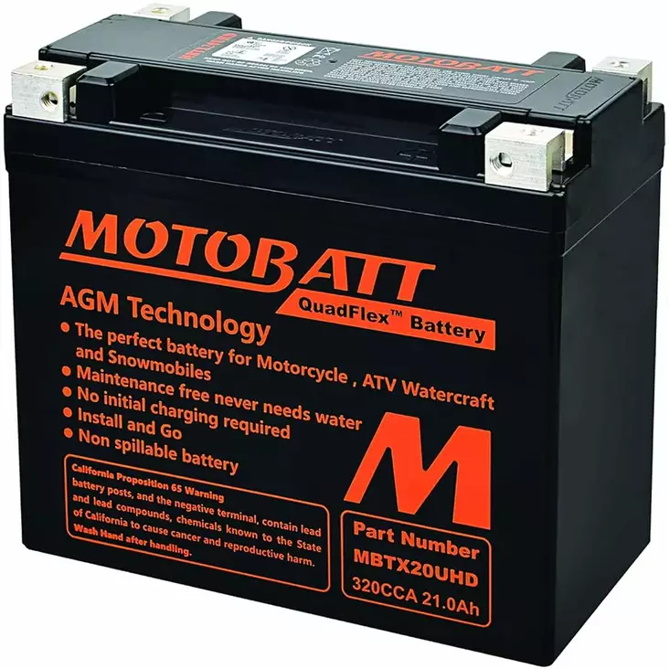 MotoBatt MBTX20UHD 12V Batteri - Eldelar - 48748 - 1