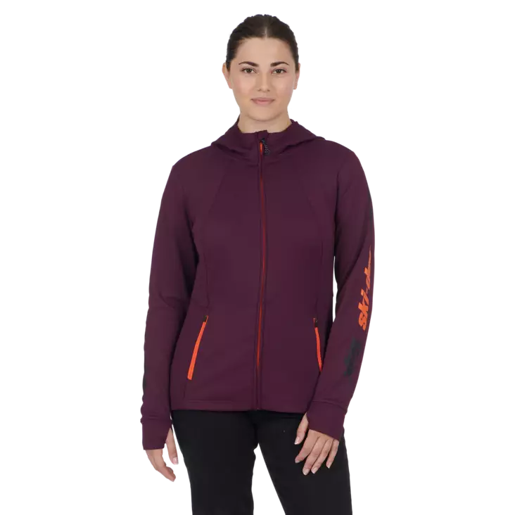 SKI-DOO X-TEAM EDITION ZIP-UP HOODIE DAM LILA - Skoterkläder - 54008 - 1