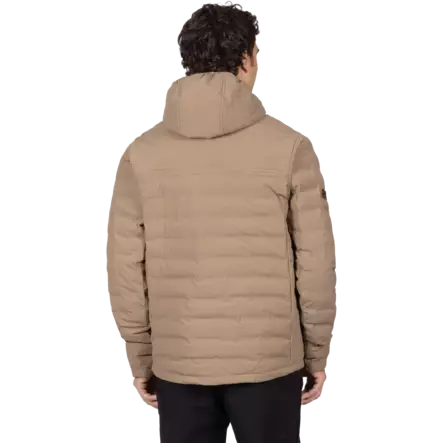 FXR Men's Podium Windproof Quilted Jacket - Canvas/Black - Skoterjackor - 61159 - 2