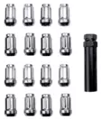 ITP Hjulmuttersats 12 x 1.25mm 60° konisk kromad inneh. hylsa 20 st - Tillbehör däck och fälg - D525779 - 1