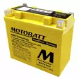 MotoBatt MBTX20U 12V Batteri - SORT! - Eldelar - 48309 - 1