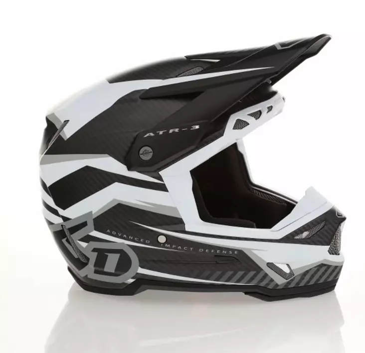 6D Helmet ATR-3 Rival Matte White FIM - Skoterhjälmar - D527529 - 1